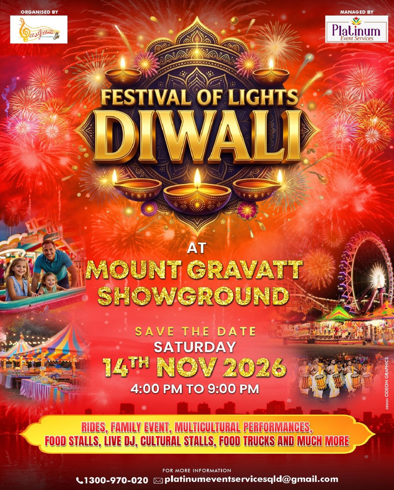 Diwali Event at Mount Gravatt Showground